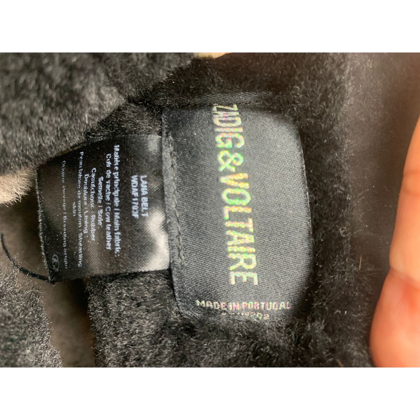 Zadig & Voltaire Women's 38 Black Leather Ankle Boots