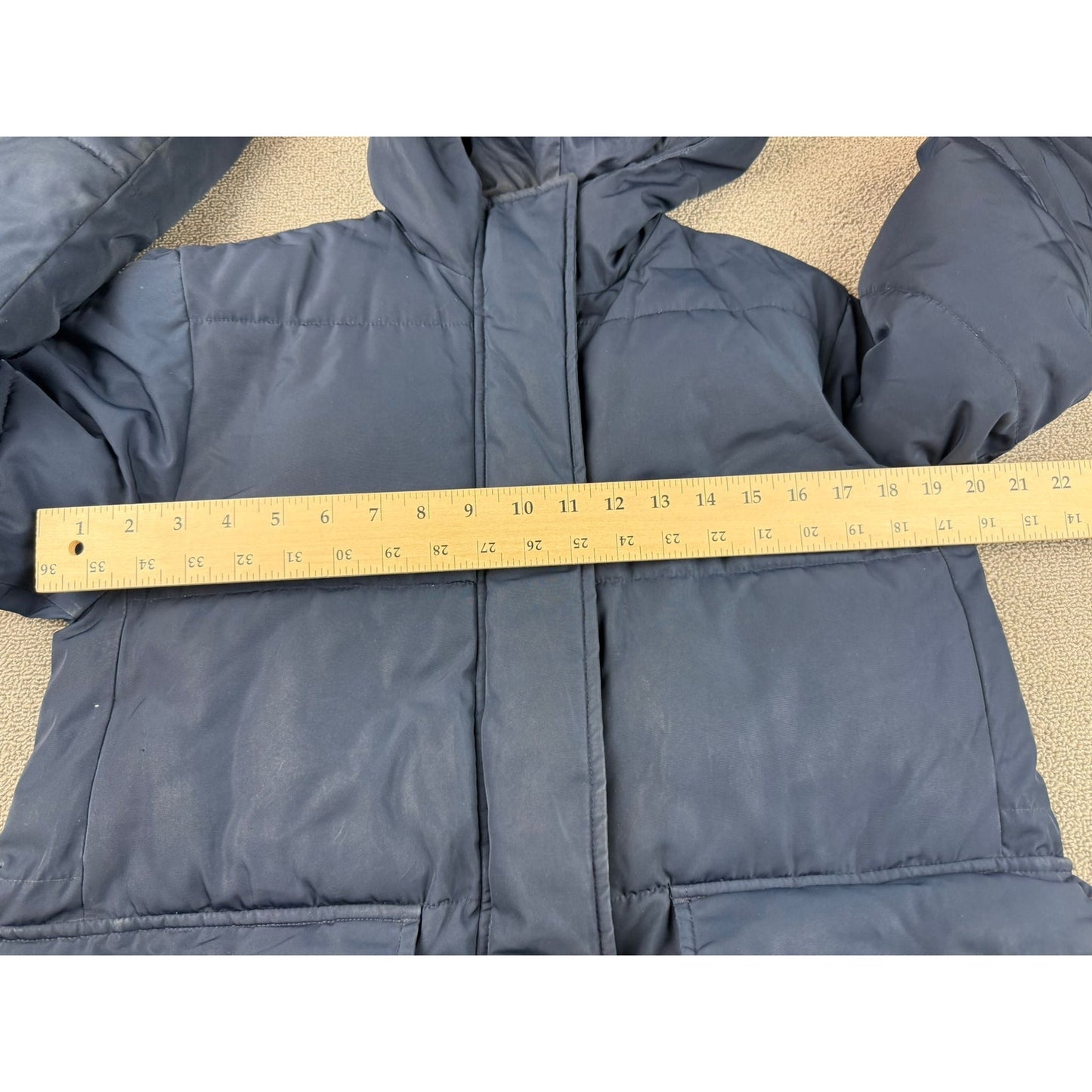 Everlane Women's XS Navy Blue ReNew Long Puffer Jacket
