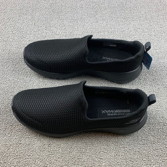 Skechers Goga Max Women US 8 Black Go Walk Shoes Slip-on Comfort Sneakers