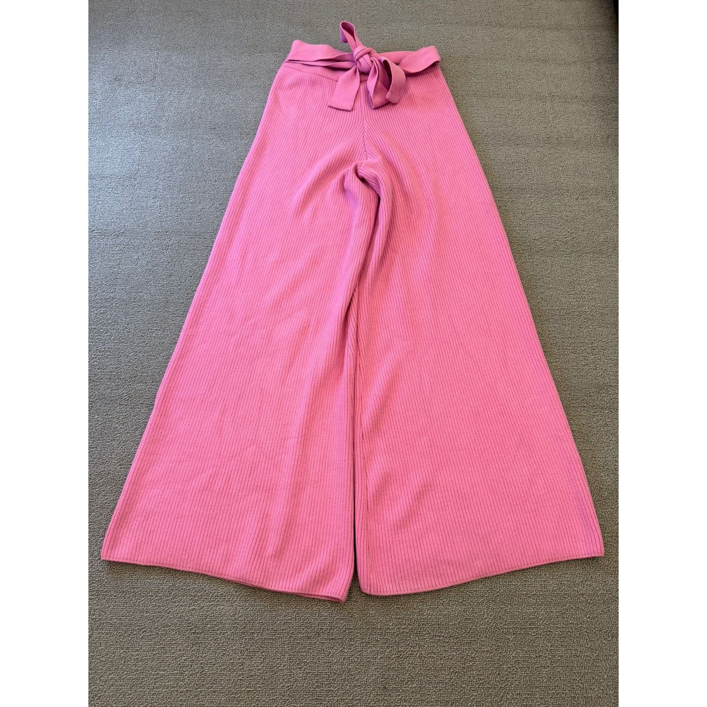 River Island Women Size 10 Pink Jumper Set Wide Leg