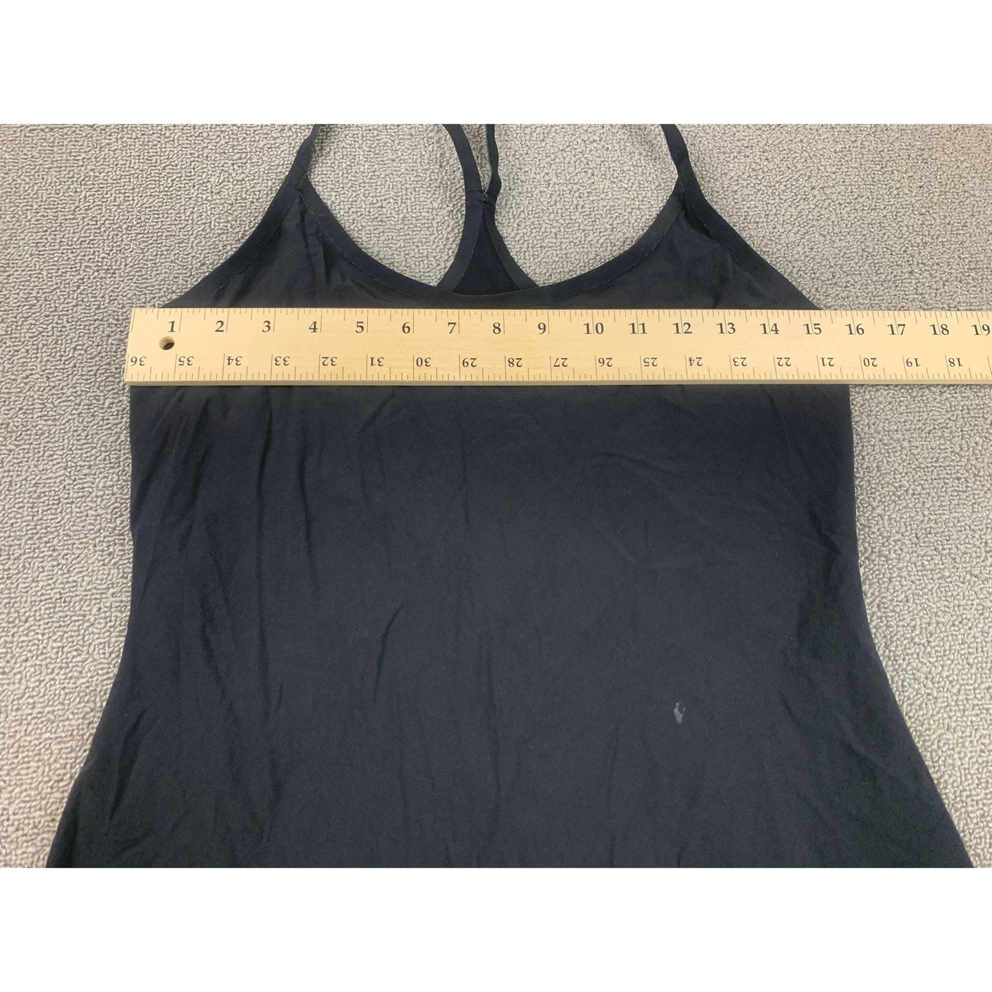 Outdoor Voices Women's Medium The Exercise Dress Black Lined Sporty