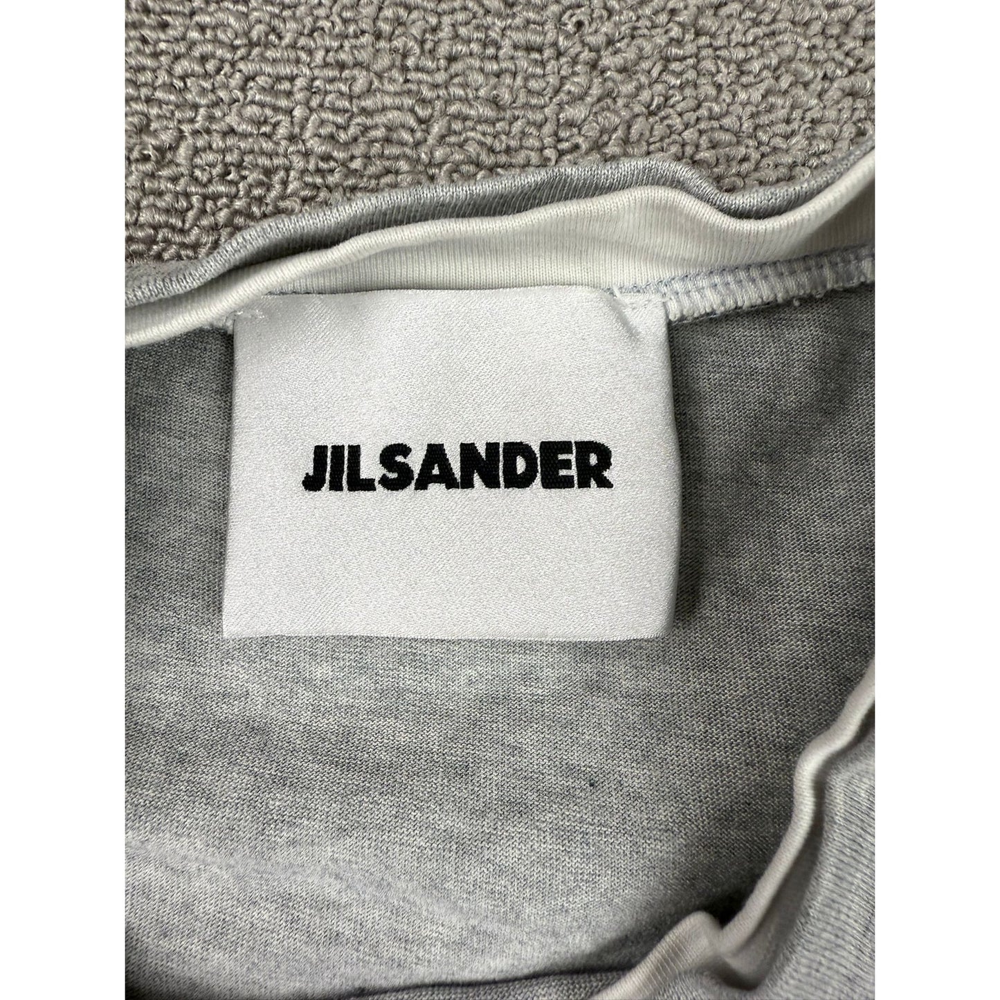 JIL SANDER Oversize Double Cotton Logo T-shirt Men XL