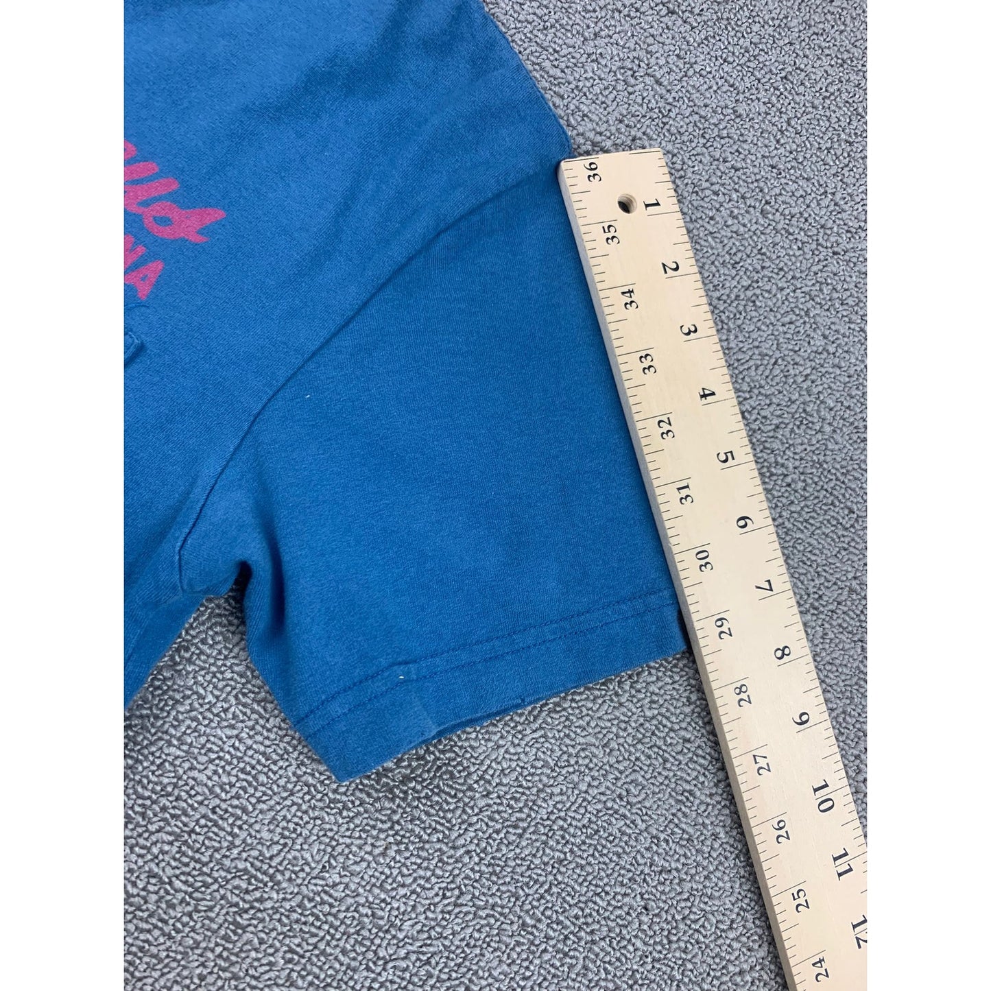 Deus Ex Machina Men's XS Blue Pocket Crew Neck T-Shirt