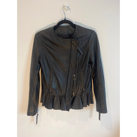 Save The Queen Leather Jacket women’s size small
