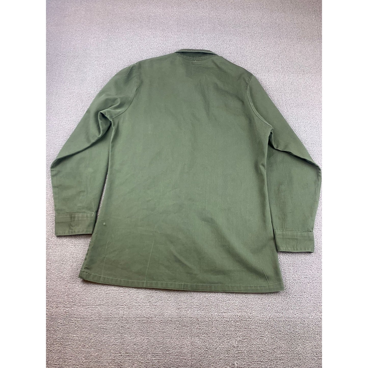 Selma Apparel Military Utility Shirt Jacket Men Olive Green OG 507 Vintage