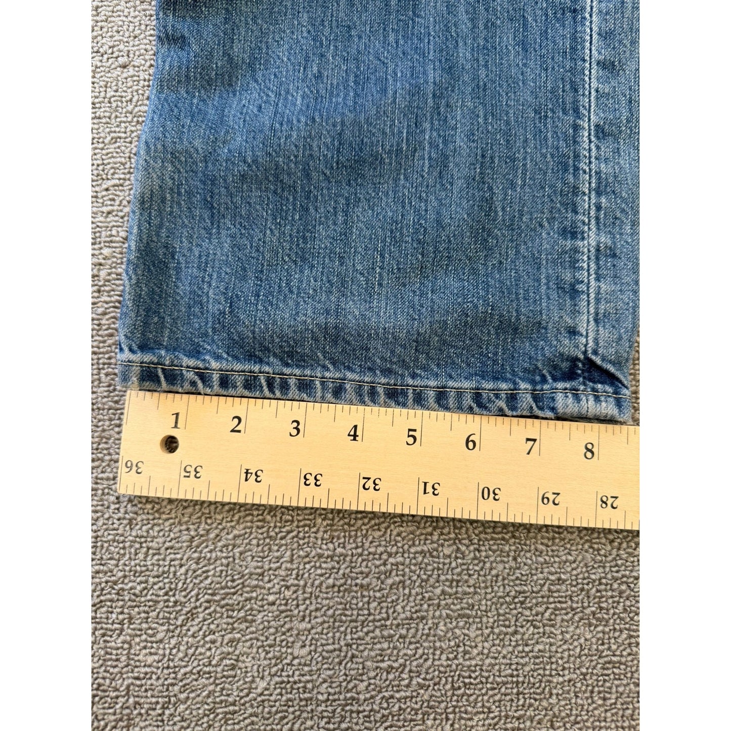 Polo Ralph Lauren Vintage Men's Jeans W33 L34 Straight Leg Blue Denim Authentic