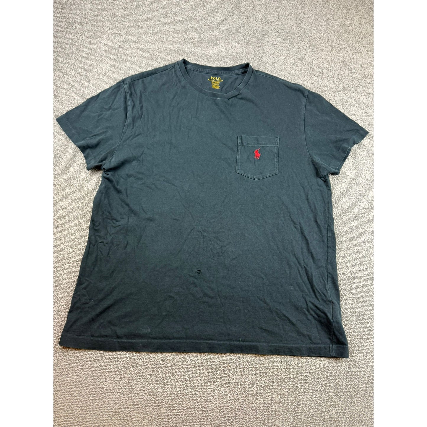 Polo Ralph Lauren Men's Medium Black Classic Fit Pocket T-Shirt