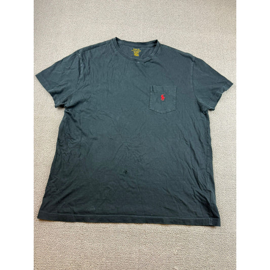 Polo Ralph Lauren Men's Medium Black Classic Fit Pocket T-Shirt