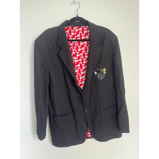 Iceberg Snoopy Blazer Jacket Men 50 L Novelty Print Made in Italy