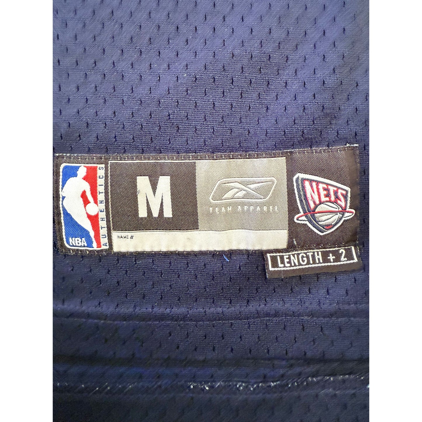 Vintage Richard Jefferson #24 Reebok New Jersey Nets NBA Jersey Men Medium