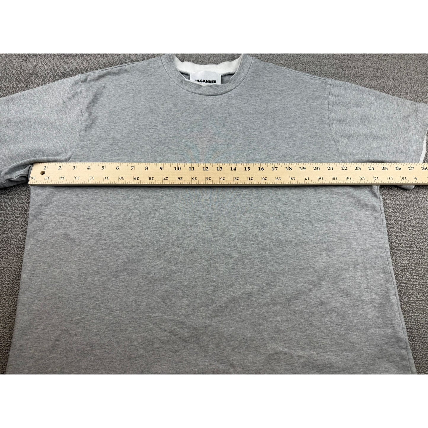 JIL SANDER Oversize Double Cotton Logo T-shirt Men XL