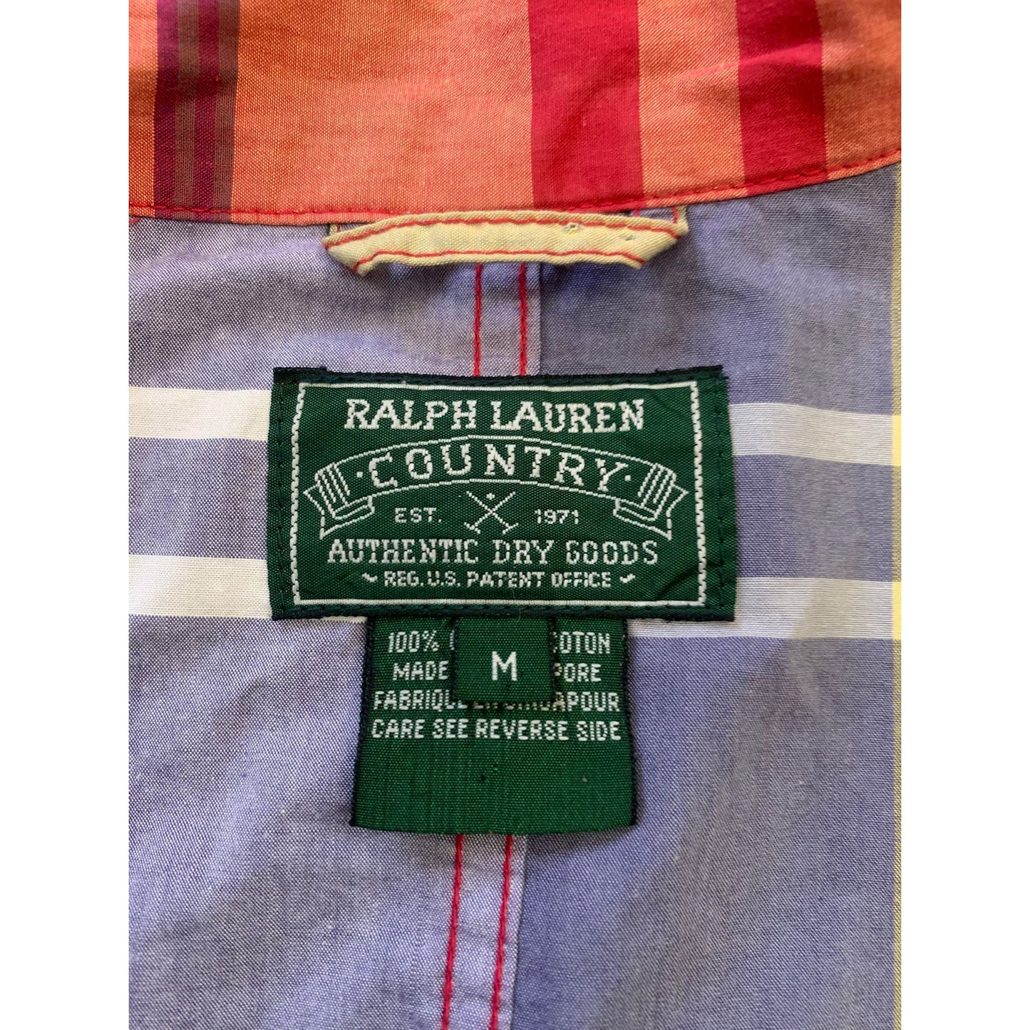 Polo Ralph Lauren Country Women's Medium Patchwork Plaid Cropped Jacket