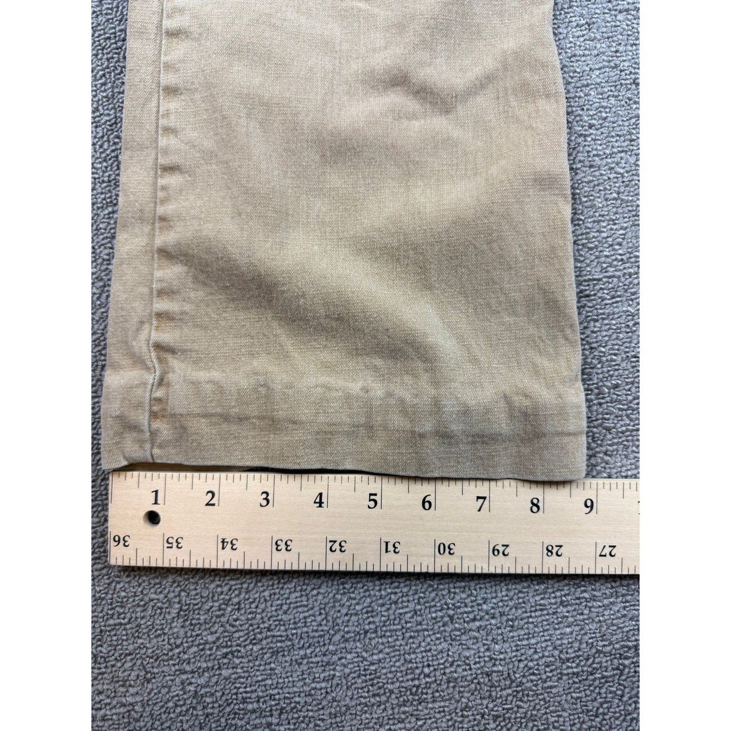 LEI Vintage Women Size 29 Tan Wide-leg Jeans Bell-bottom Denim Pants Y2K