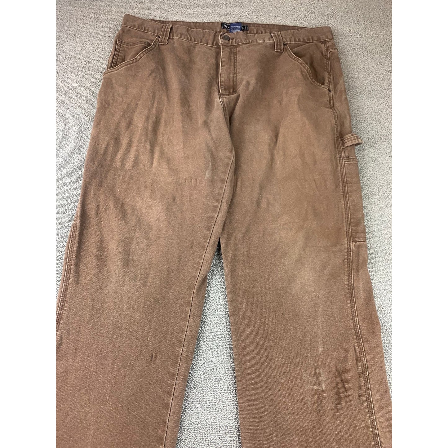 Real Ranch Men 40x34 Brown Work Cargo Pants