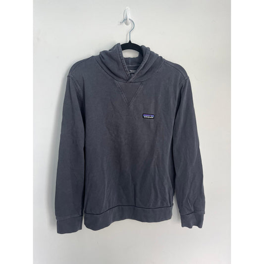 Patagonia Hoodie Men S Blue Organic Cotton Pullover Sweatshirt