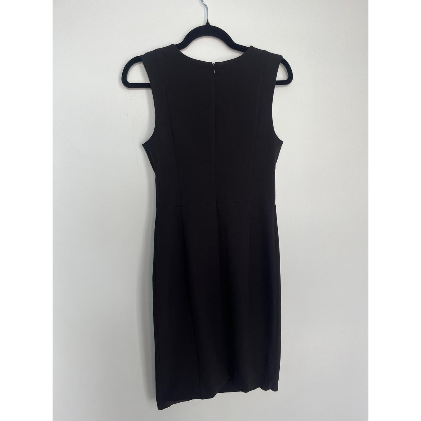 MM Lafleur Sheath Dress Women 4 Black Sleeveless Work Office Minimalist