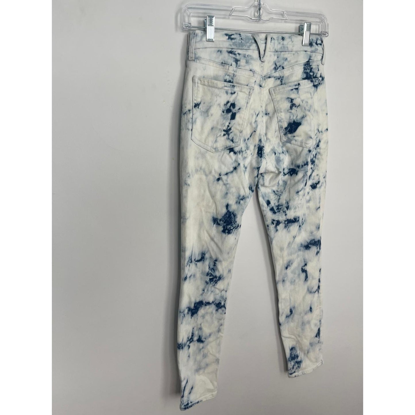 Veronica Beard Jeans Tie Dye Skinny Pants Women Size 26 High Rise Button Fly