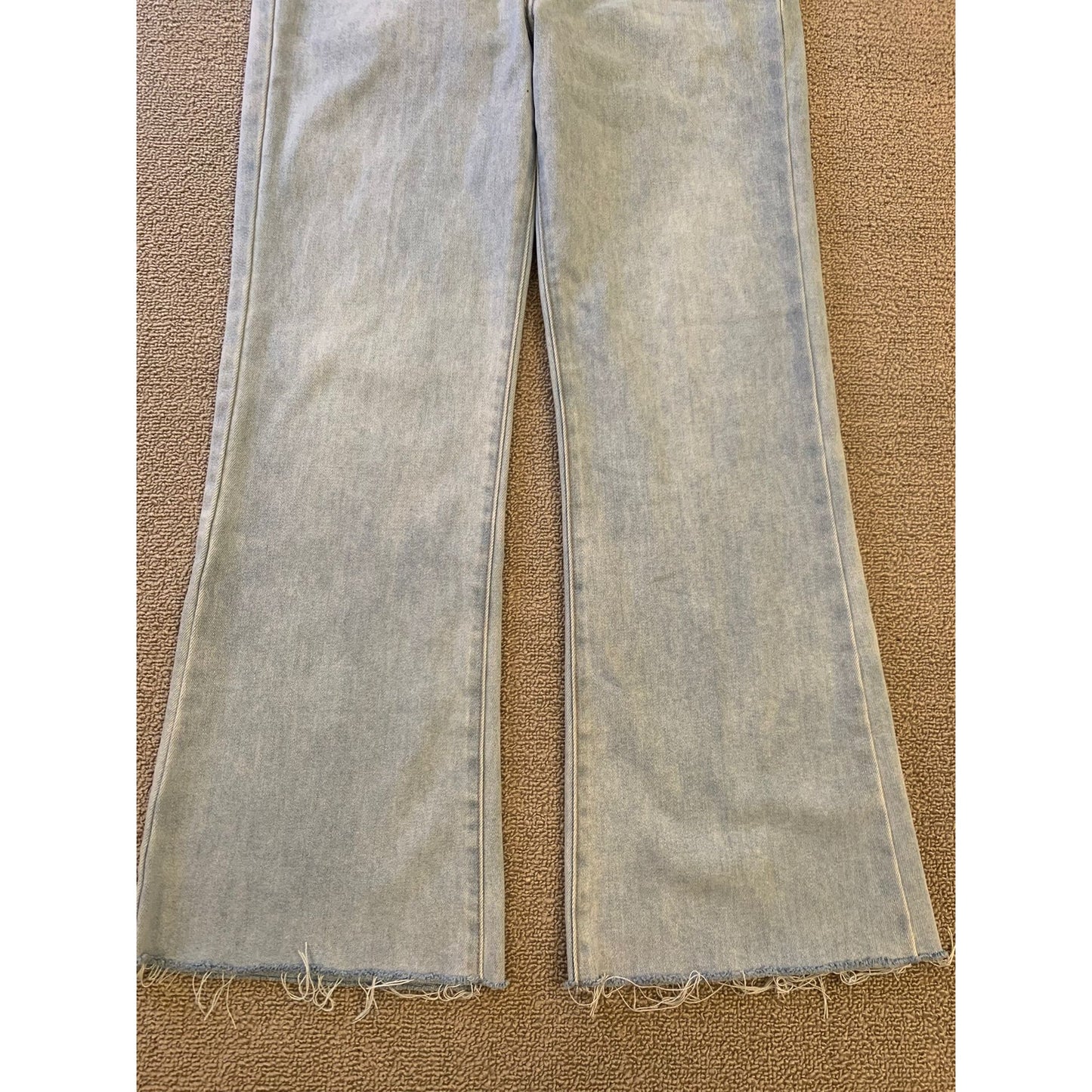 L.T.J. Letter to Juliet Denim Sicily Women's 27 Blue Jeans Raw Hem