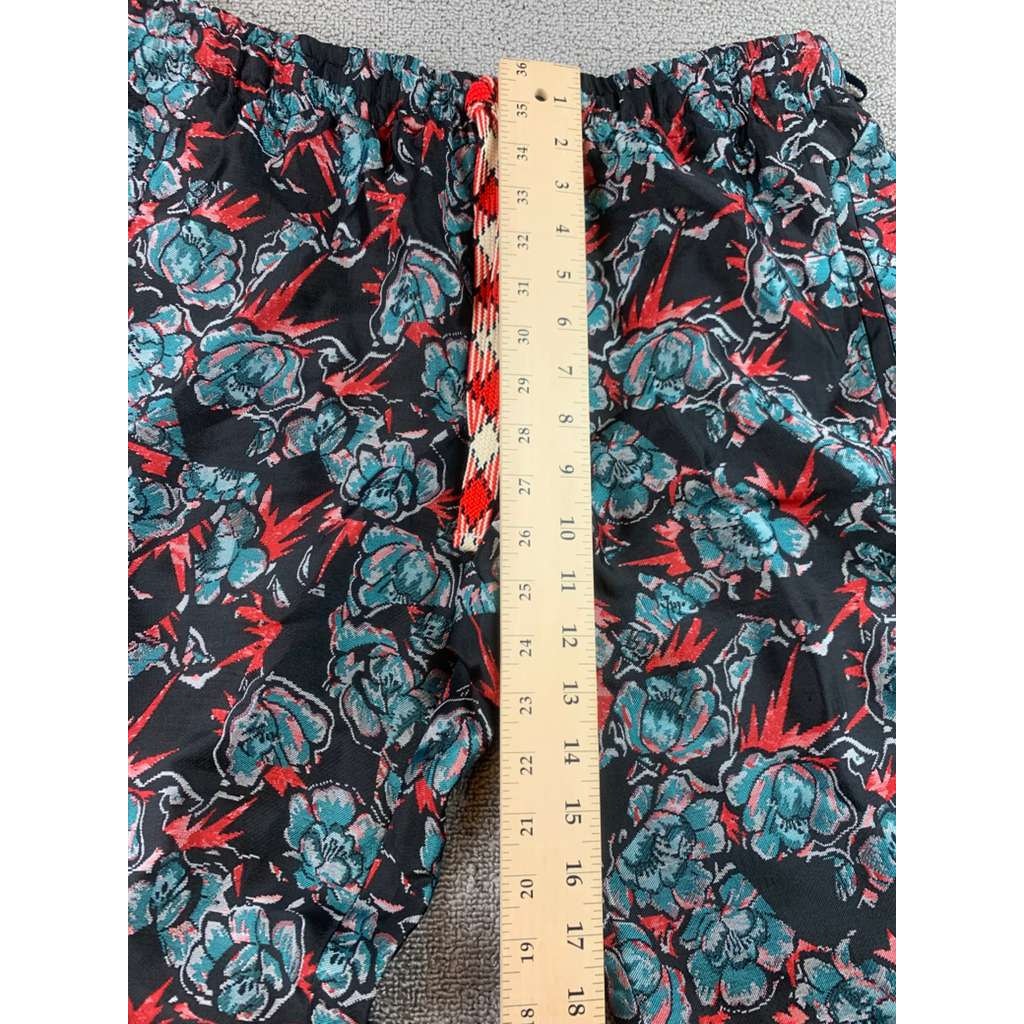 Zadig And Voltaire Pants Women 42 Multi Color Pomy Jacquard Thunder Floral Print