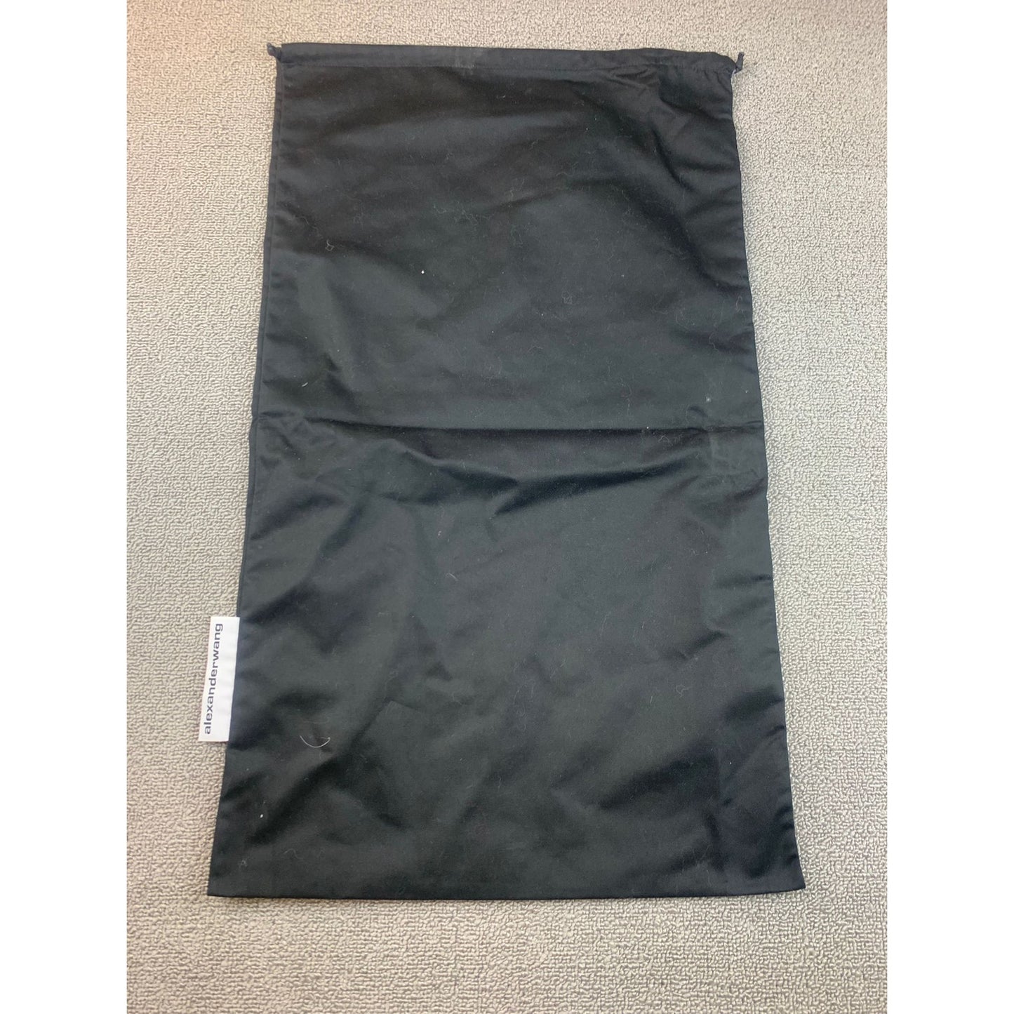 Alexander Wang Large Black Drawstring Dust Bag Storage Protective Travel