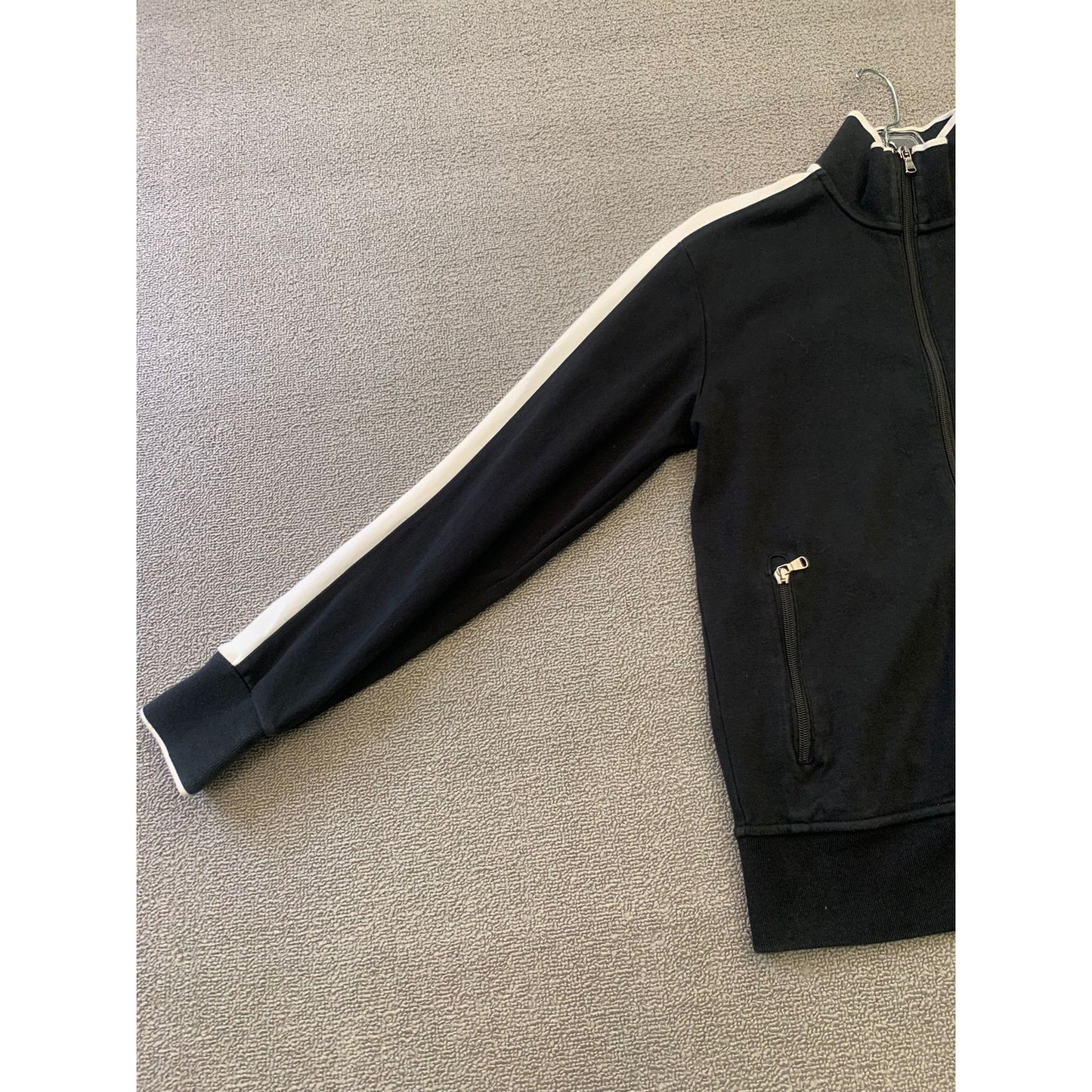 Polo Ralph Lauren Men's XS Black White Full Zip Track Jacket