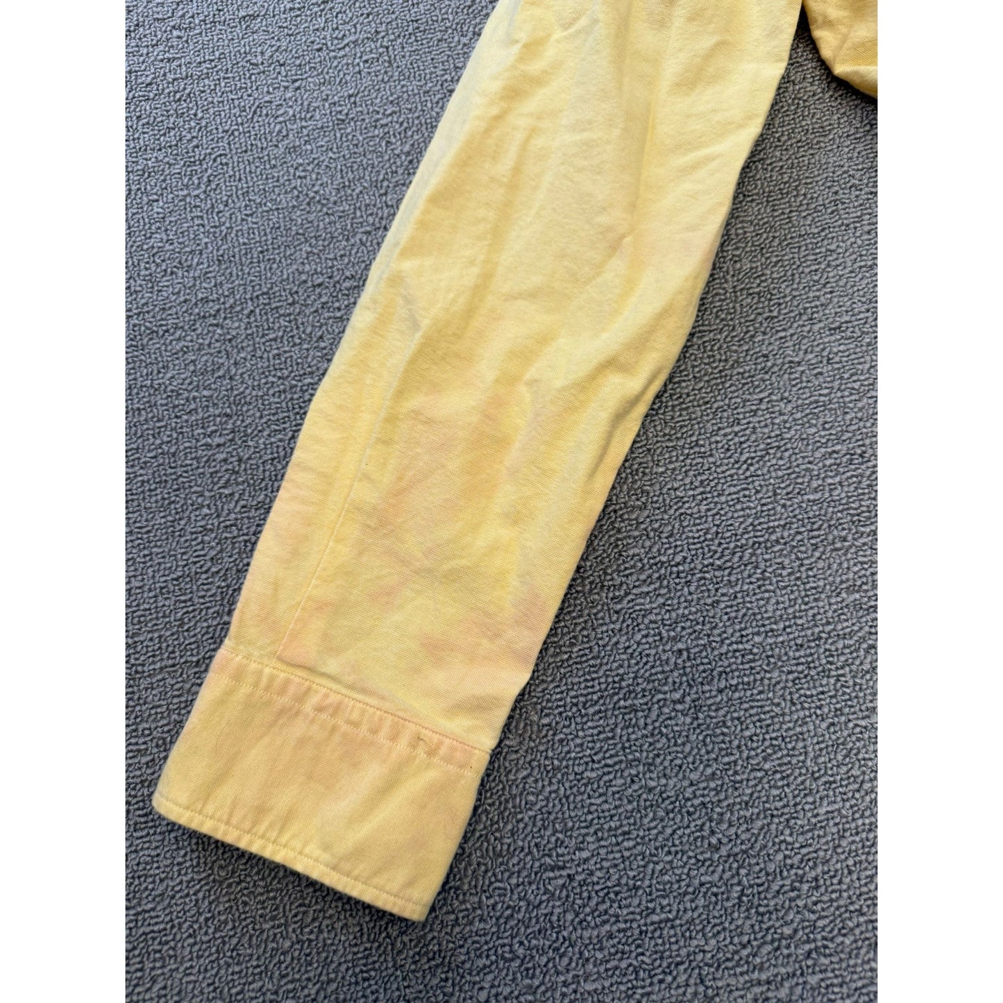 Ralph Lauren Men's 14 Vintage Oxford Yellow Long Sleeve Button Shirt