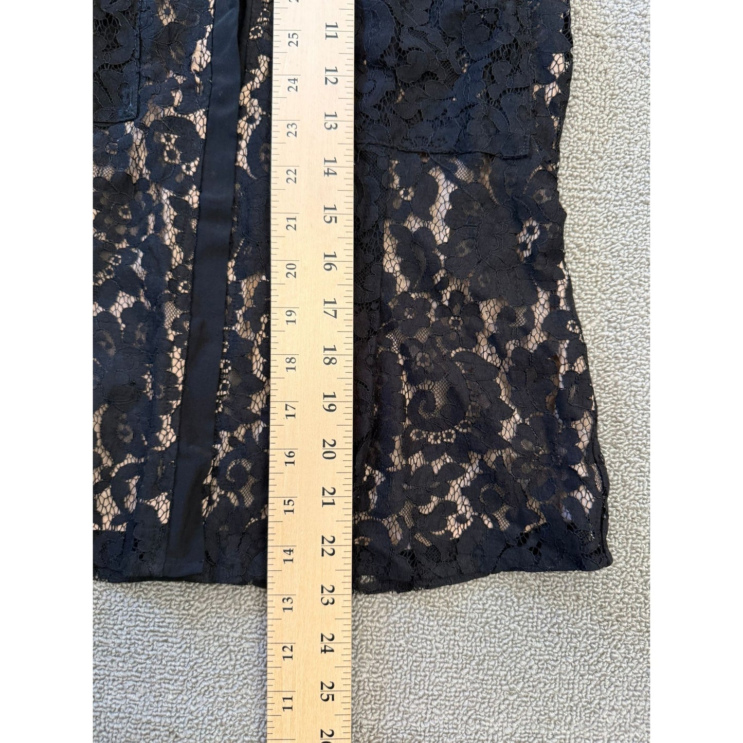 Madison Marcus Women Extra Small Lace Black Tank Top