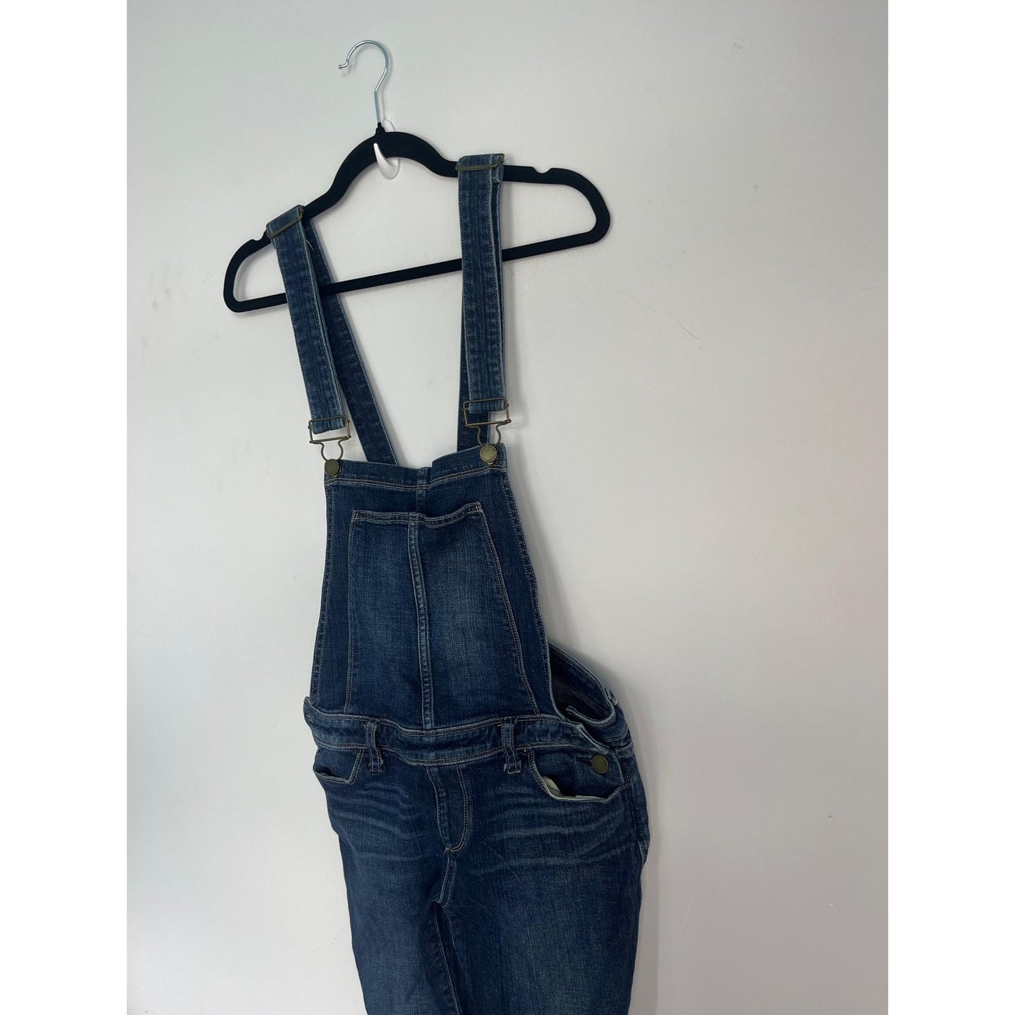 Paige Denim Overalls Women 27 Medium Wash Adjustable Strap Casual