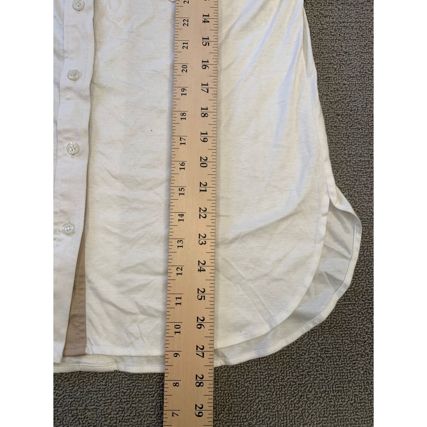 Per Se White Black Striped Button Down Shirt Women 8