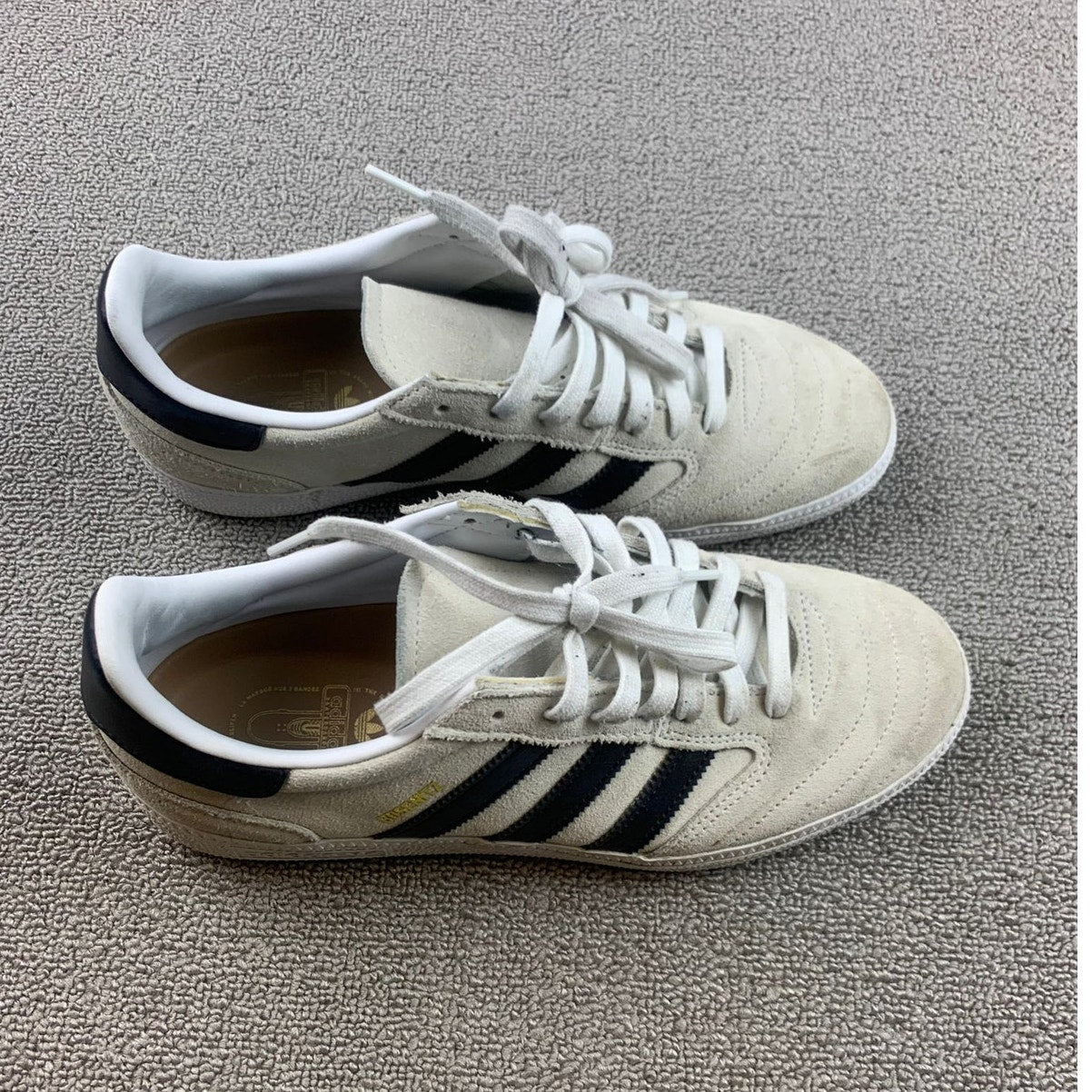 Adidas Busenitz Vintage Men US 9 Gray Shoes Skateboarding Casual Sneakers