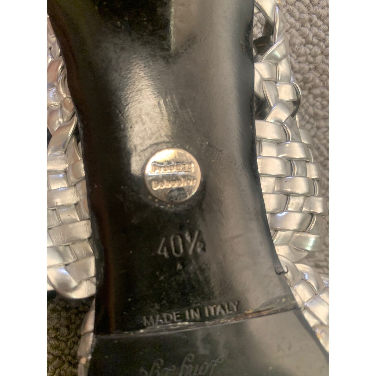 PROENZA SCHOULER Women 40.5 Silver Heel Shoes