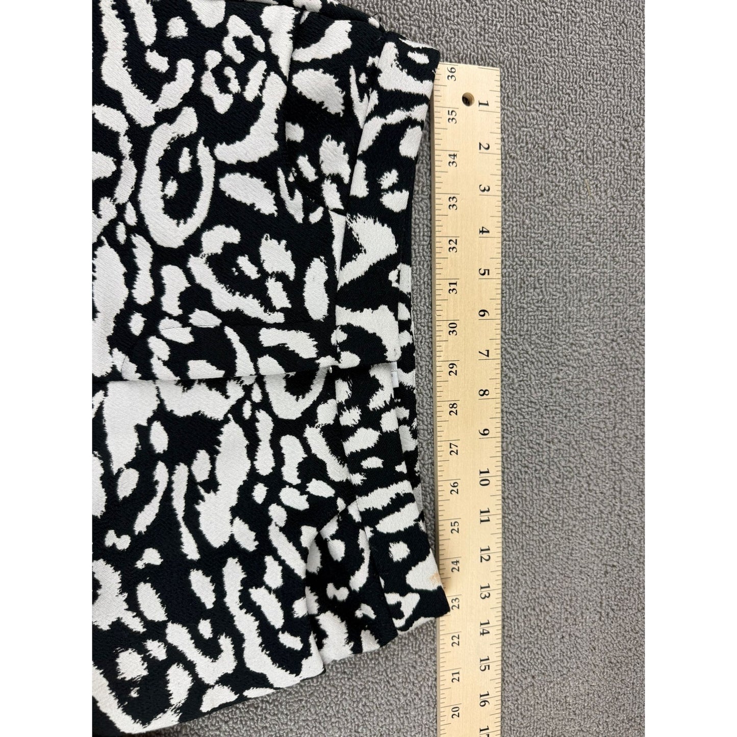 Christian Dior Women US 2 Black And White 2016 Dior Straight Leg Pants