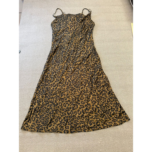Zara Women's XXL NWT Leopard Print Slip Dress