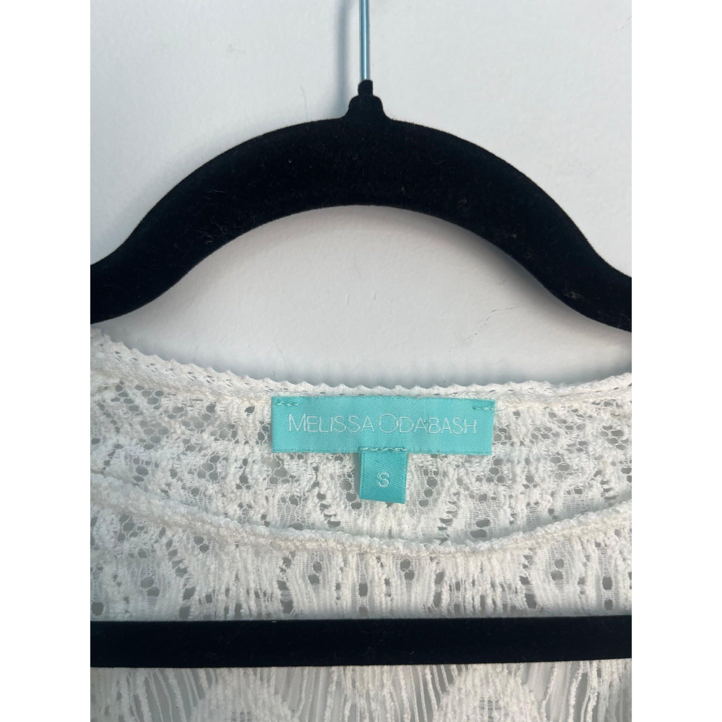 Melissa Odabash Crochet Cover Up Women S White Lace Sheer Beach Tunic