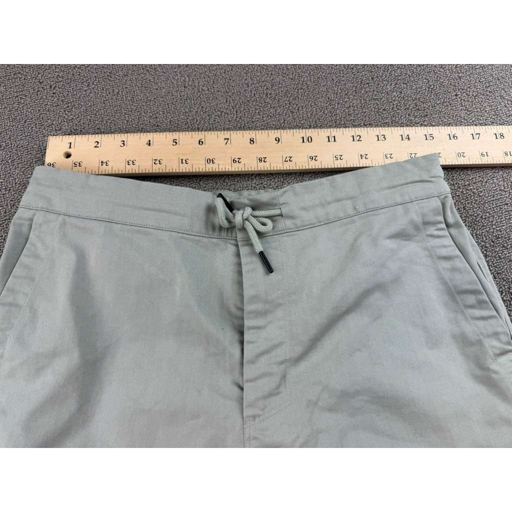 Patagonia Pants Men's M Gray Organic Cotton Drawstring Waist Pockets Casual