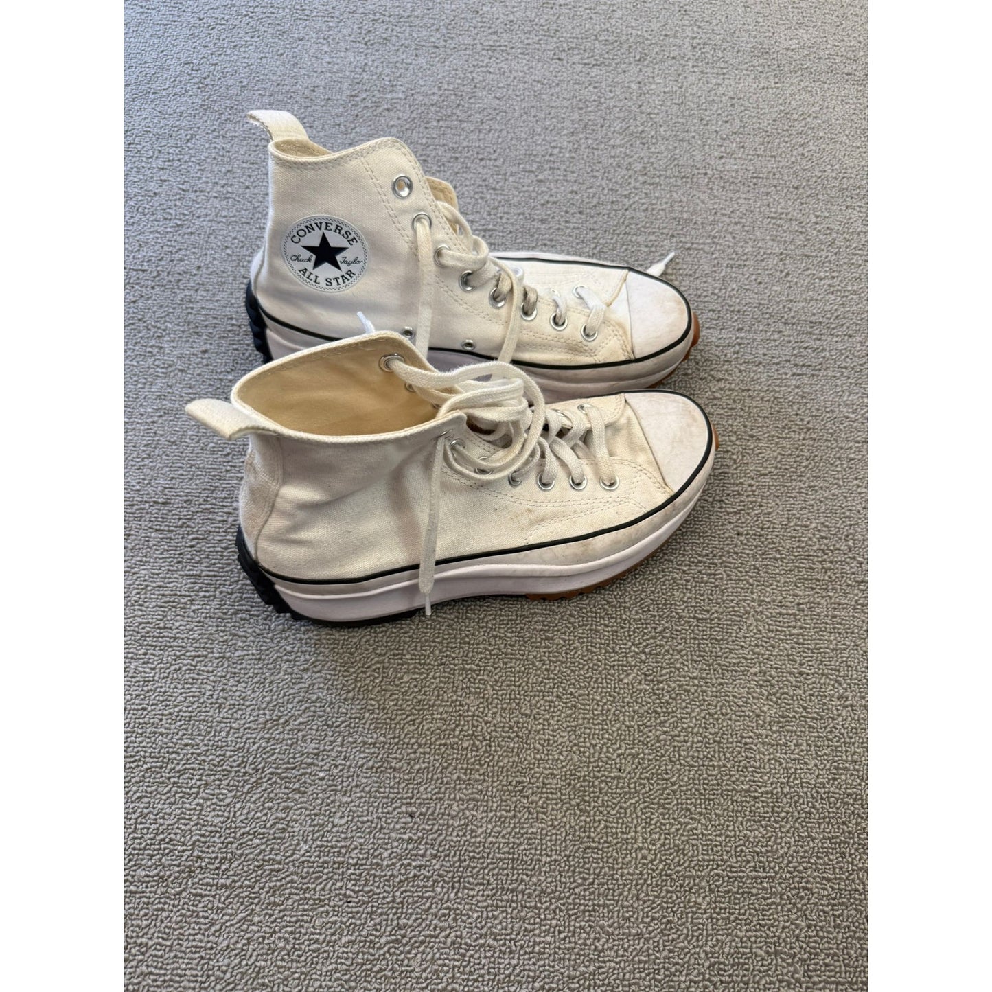 Converse Chuck Taylor Men's 7.5 White High-Top Sneakers