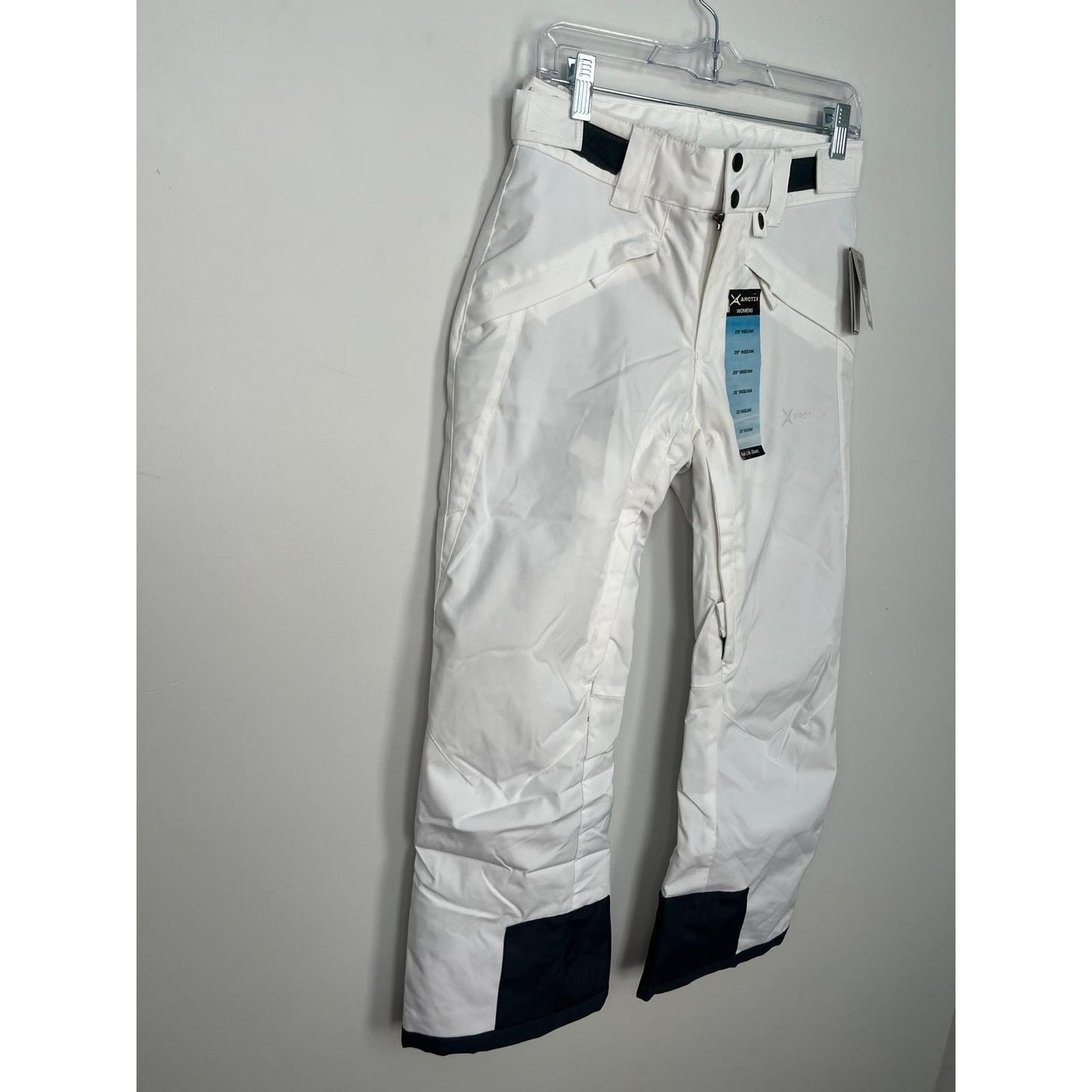 Arctix Snow Pants Women XS White Black Waterproof Insulated NWT