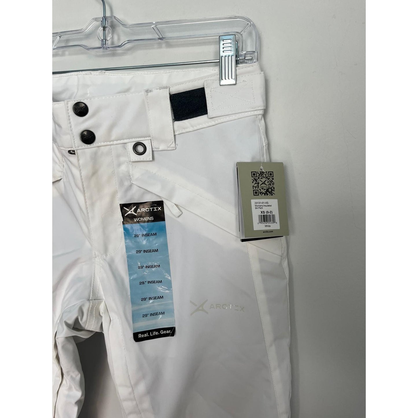 Arctix Snow Pants Women XS White Black Waterproof Insulated NWT