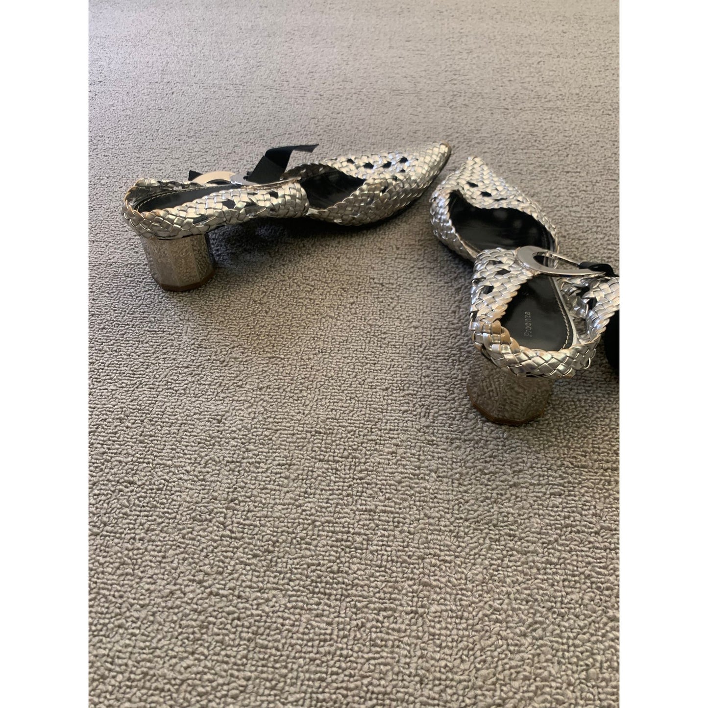 PROENZA SCHOULER Women 40.5 Silver Heel Shoes