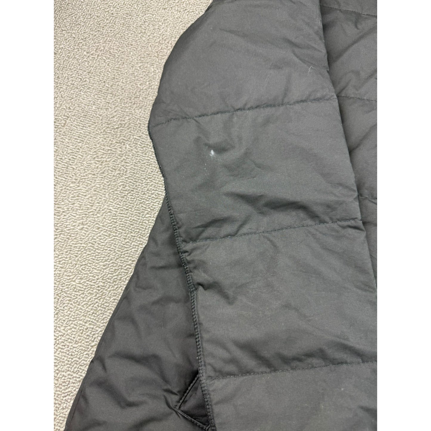 The North Face Women's Size Medium Black Fleece Hooded Puffer Jacket Reversable
