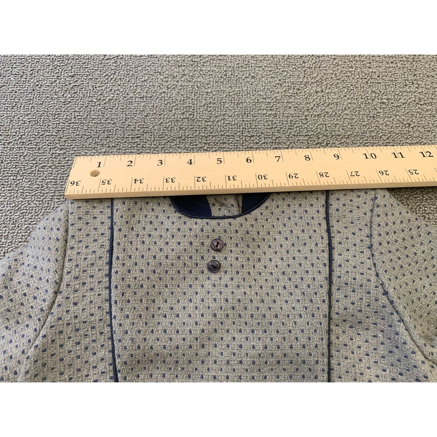 Martina Charlotte Girls 4Y Gray And Navy Drop Waist Dress