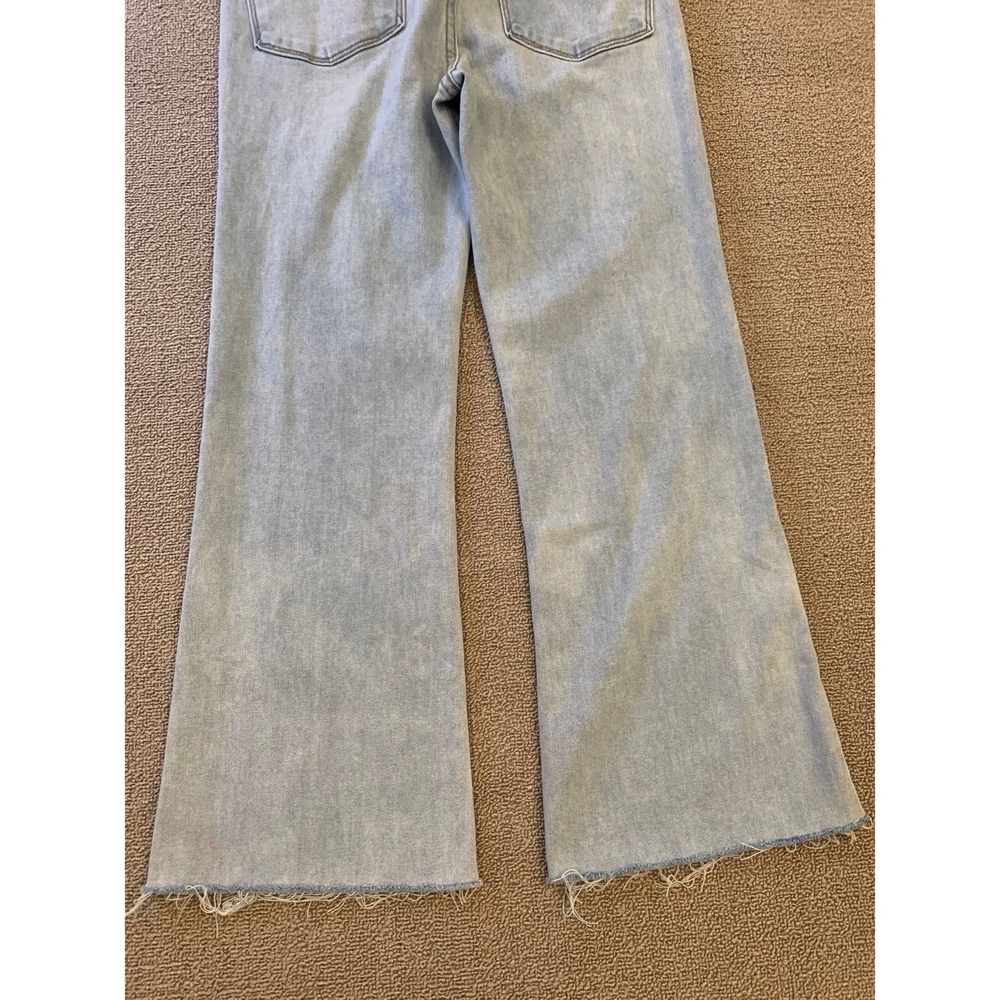 L.T.J. Letter to Juliet Denim Sicily Women's 27 Blue Jeans Raw Hem