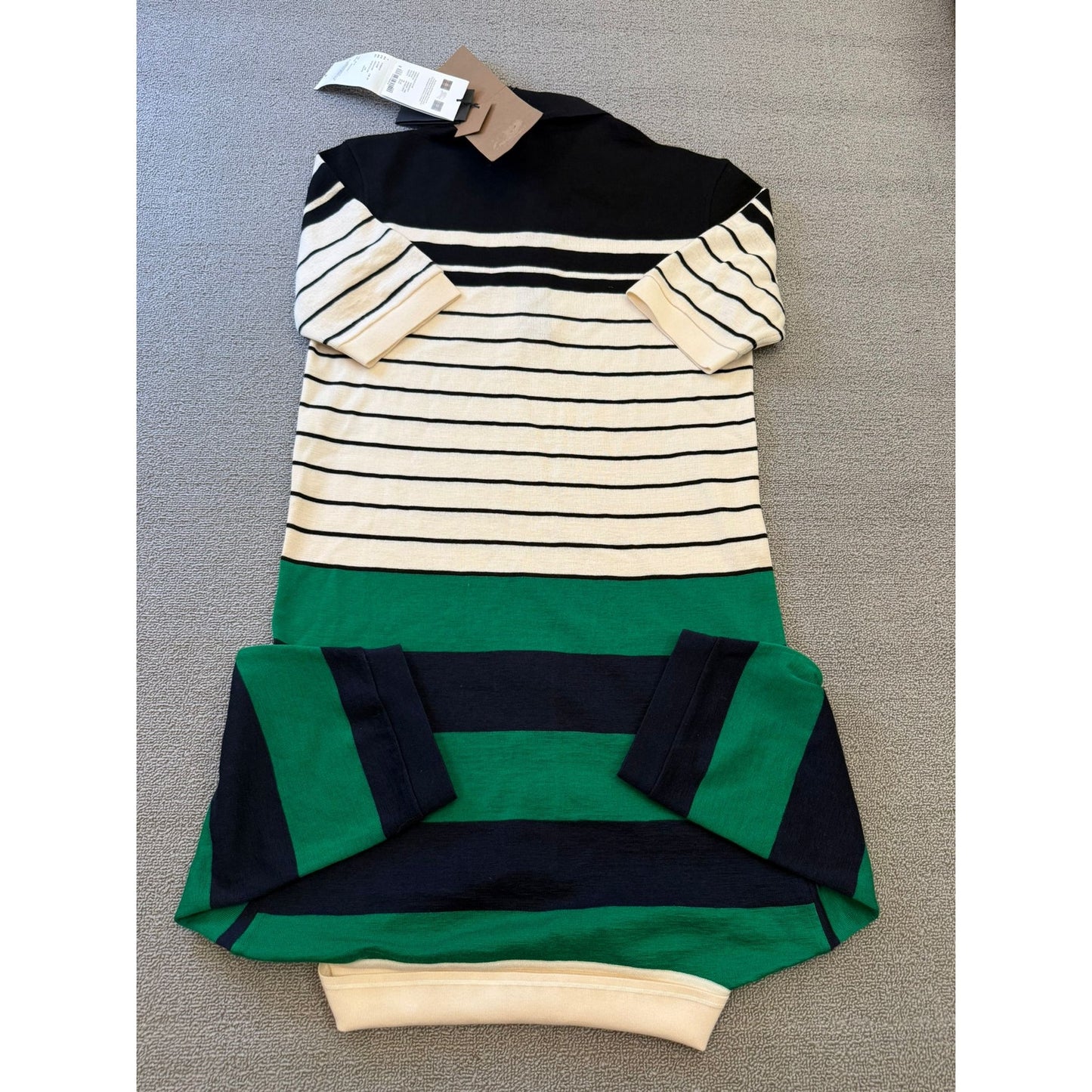 Burberry Women's XS Burberry Dress Polo Shirt Reconstructed
