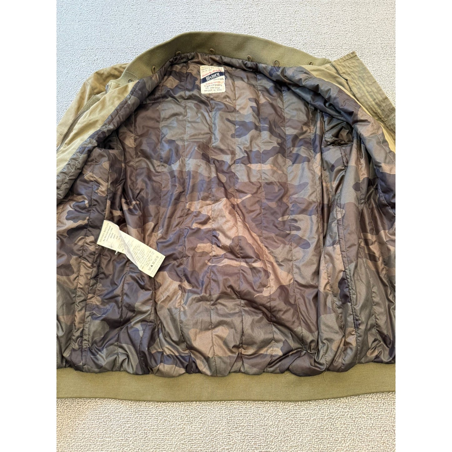 History Repeats Femee By Michele Ray History Repeats M 52A Vintage Style Bomber