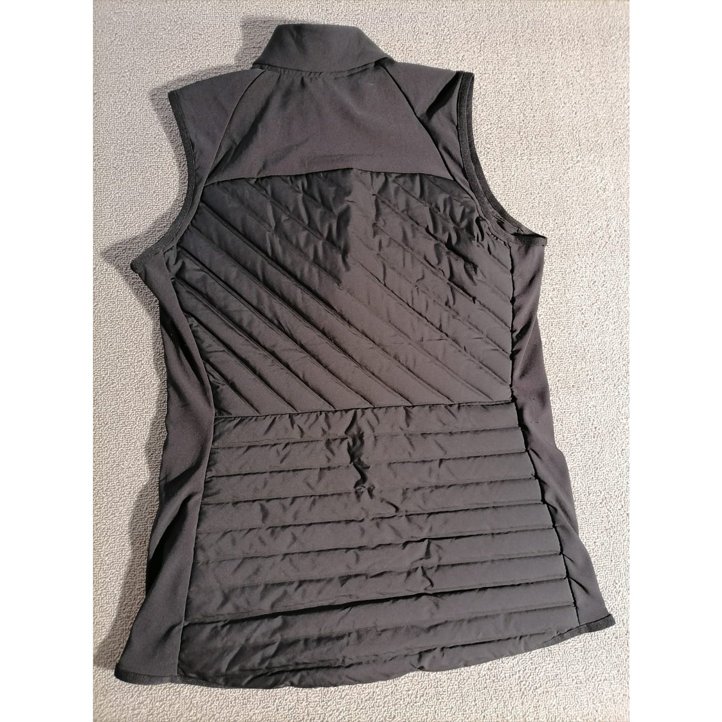 Adidas Frost Guard Insulated Golf Vest Medium Female Black Quilted Full Zip Collar Performance