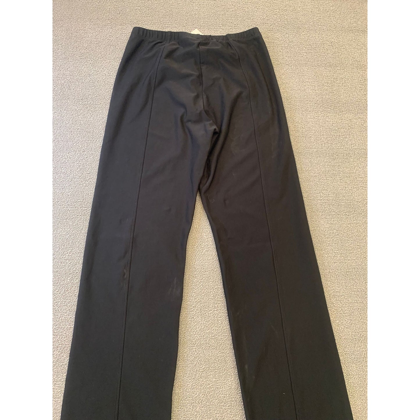 Vintage Nike Women Small Petite Black Straight Leg Pants Made in Taiwan 90's Y2K