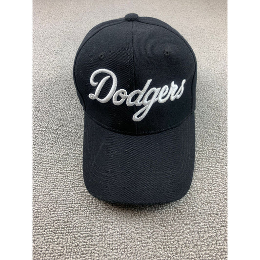 Dodgers Men's One Size Fits All Black Baseball Hat Cap