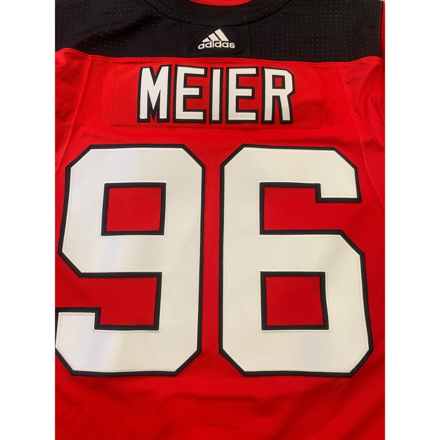 Adidas New Jersey Devils MEIER #96 NHL Hockey Jersey Size 54
