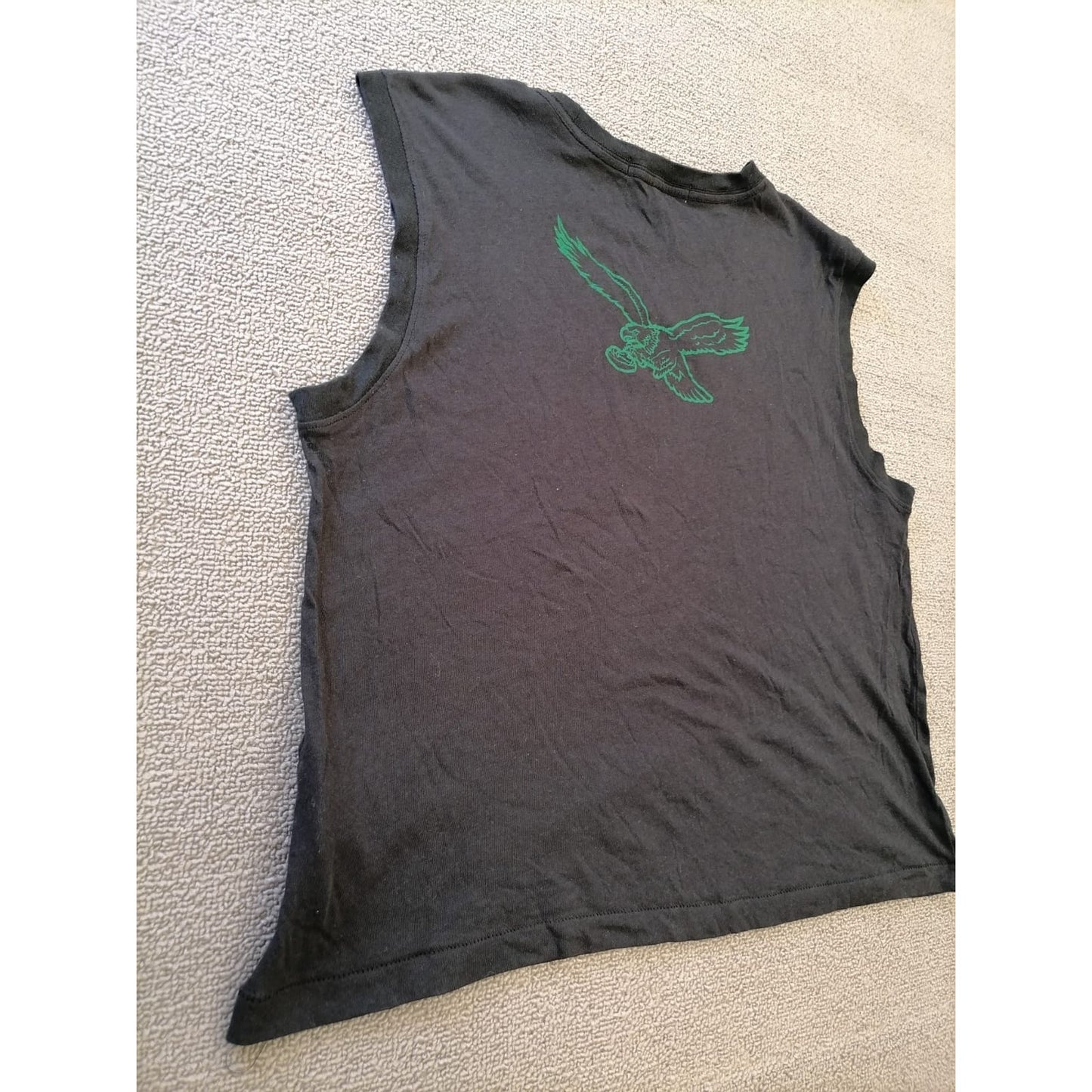 Junk Food Male XL Philadelphia Eagles Black Sleeveless Shirt NFL Football