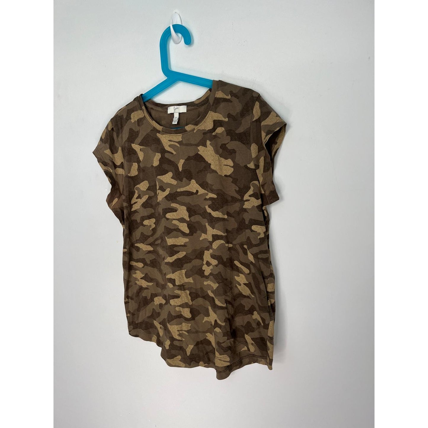 Joie Camouflage Tee Shirt Women XS Camo Print Soft Lightweight Casual